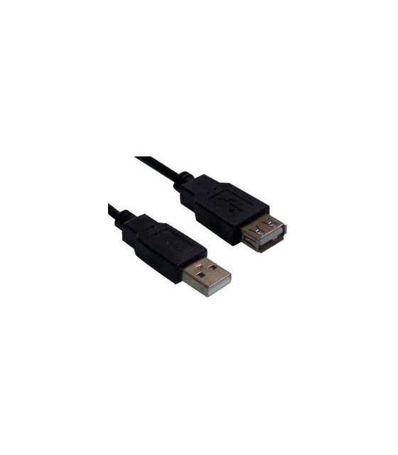USB CABLE 2.0 AM/AF EXTENSION 0.8m