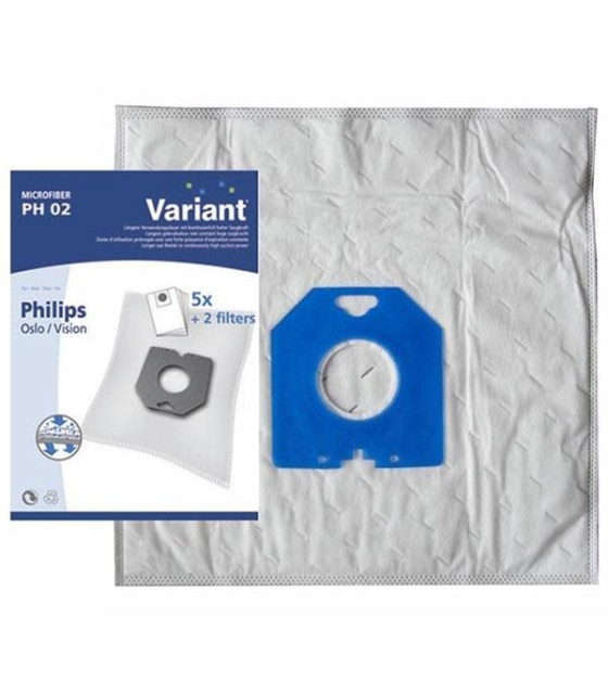 1710V-PH02 - Microfiber V  PHILI 5 ΑΝΤΑΛΛΑΚΤΙΚΕΣ ΣΑΚΟΥΛΕΣ ΓΙΑ ΗΛΕΚΤΡΙΚΕΣ ΣΚΟΥΠΕΣ PHILIPS, BOMANN CB913, KarstadtΣΑΚΟΥΛΕΣ ΓΙΑ ...