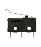 Microswitch with roller, SPDT, 3A / 250VAC, 19.8x6.4x10.2mm, ON- (ON)