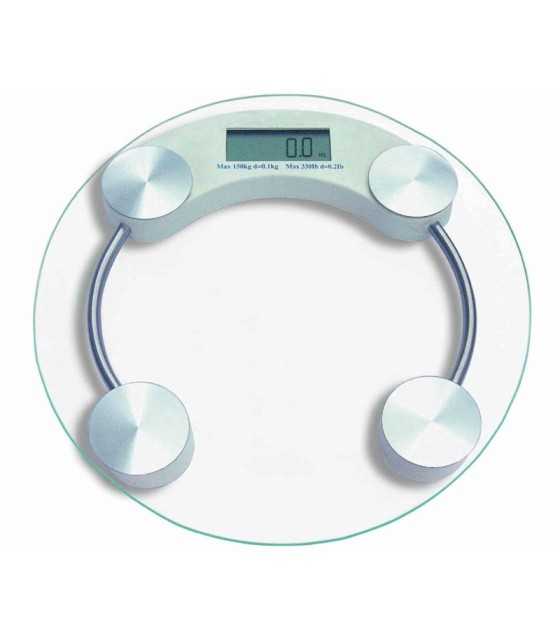 Електронен стъклен кантар за домашна употреба до 180 кг.