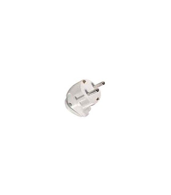 Angle Plug, Schuko Plug, Current Plug White ELEC-005