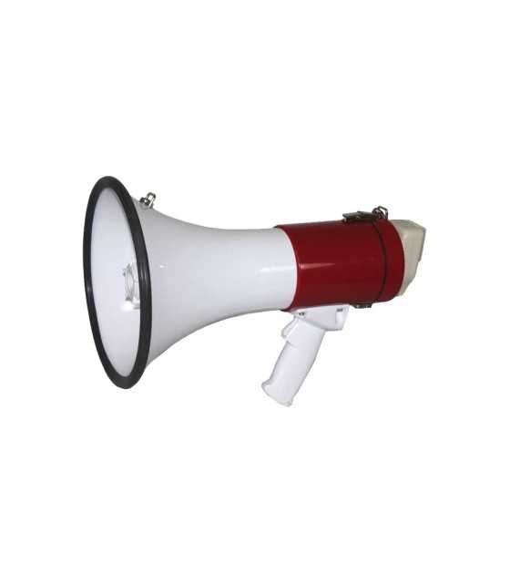 Hand grip type megaphone with siren 12V 15W