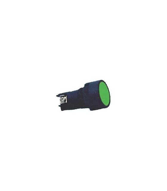 FLUSH BUTTON Φ22 3 CONTACTS GREEN