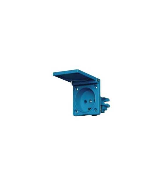 FLUSH-MOUNT SOCKET 2P 16A S220E WITH COVER 147-16200