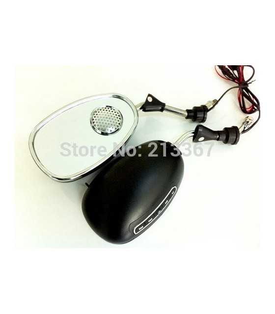 Motorcycle MP3 Player Rearview Mirror