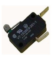 Microswitch lever with roller, SPDT, 10A / 250VAC, 28x10.3x16mm, ON- (ON),