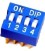 DIP SWITCHES  4 POSITION EDG SERIES