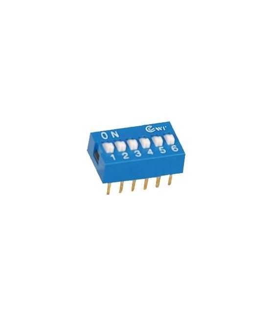 EDG-6 DIP SWITCHES 6 POSITION EDG SERIESΔΙΑΚΟΠΤΕΣ