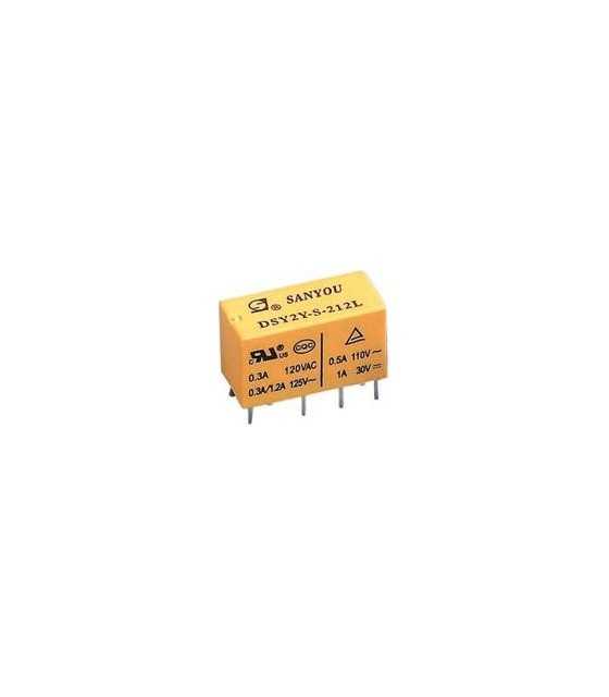 SUBMINIATURE RELAY 2P 5V DC 1A DSY2Y