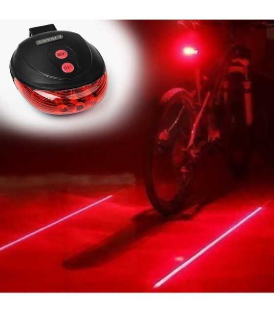 LAISER TAIL LIGHT BICYCLE 2 LASER - 5 LED