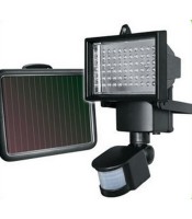 Solar Panel LED Flood Security Garden Light PIR Motion Sensor 60 LEDs