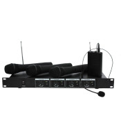 VHF4 4 ΑΣΥΡΜΑΤΑ ΜΙΚΡΟΦΩΝΑ & ΤΕΤΡΑΠΛΟΣ ΔΕΚΤΗΣ VHFΜΙΚΡΟΦΩΝΑ