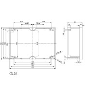 METAL POTTING BOX 171X121X55 G120