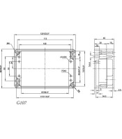 METAL POTTING BOX 125X80X40 G107