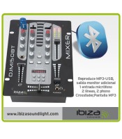 Ibiza djm150usb-bt 5 canaux Table de mixage avec usb-mp3, Bluetooth