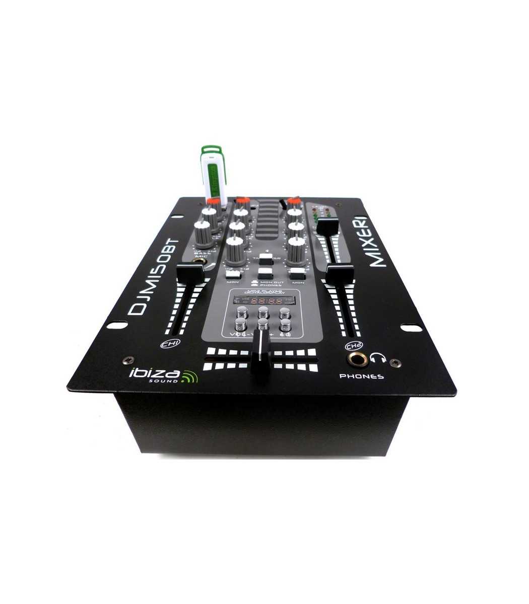 Ibiza djm150usb-bt 5 canaux Table de mixage avec usb-mp3, Bluetooth