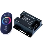 DC 12-24V PWM Wireless RGB LED Controller with Touch Remote Dimmer