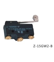 Краен изключвател Z-15GW2-B, SPDT-NO+NC, 15A/250VAC, рамо с ролка