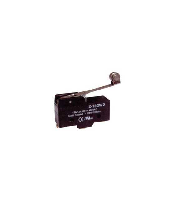 Краен изключвател Z-15GW2-B, SPDT-NO+NC, 15A/250VAC, рамо с ролка