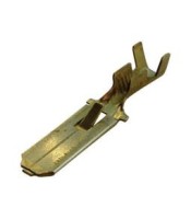 NAKED MALE SLIDE CABLE LUG 6.3-2.5 BRASS WITH LOCK 805502