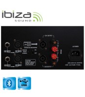 AMP1000USB-BT PA Amplifier with USB and Bluetooth 2x800W from Ibiza Sound.