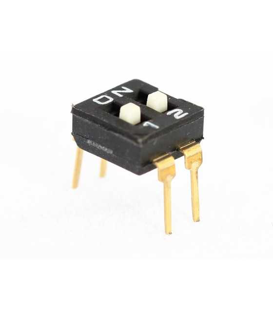 DIP SWITCHES 2 POSITION EAH SERIES