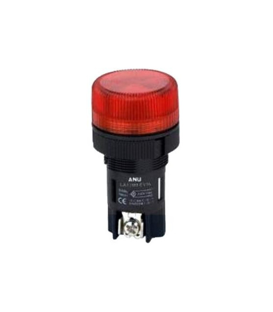 XH-003 RED ΕΝΔΕΙΚΤΙΚΗ ΛΥΧΝΙΑ ΠΛΑΣΤΙΚΗ ΒΙΔΩΤΗ Ø22mm ΚΟΚΚΙΝΗΛΑΜΠΑΚΙΑ ΕΝΔΕΙΚΤΙΚΑ