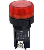 XH-003 RED ΕΝΔΕΙΚΤΙΚΗ ΛΥΧΝΙΑ ΠΛΑΣΤΙΚΗ ΒΙΔΩΤΗ Ø22mm ΚΟΚΚΙΝΗΛΑΜΠΑΚΙΑ ΕΝΔΕΙΚΤΙΚΑ