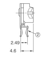 Вертикални Керамичен тример потенциометър 10mm