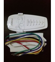 Four-channel switch with RF remote control, 230VAC, 2A, IP20, surface mount