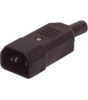 AC CONNECTOR MALE FOR CABLES 3P 10A/250V
