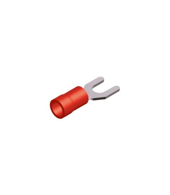FORK-TYPE TERMINAL INSULATED RED 4.3-1.25 S1-4SV CHS