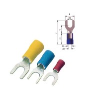 FORK-TYPE TERMINAL INSULATED BLUE 4.3-2 S2-4SV
