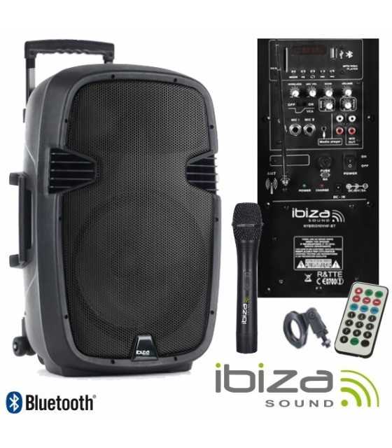 Ibiza Sound HYBRID10VHF-BT Portable Stand Alone PA System
