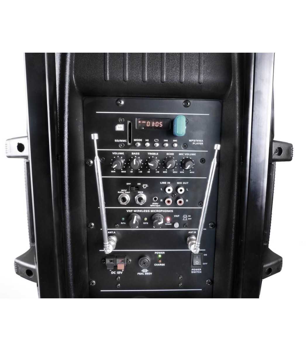 Ibiza Sound PORT12VHF-BT Portable PA System