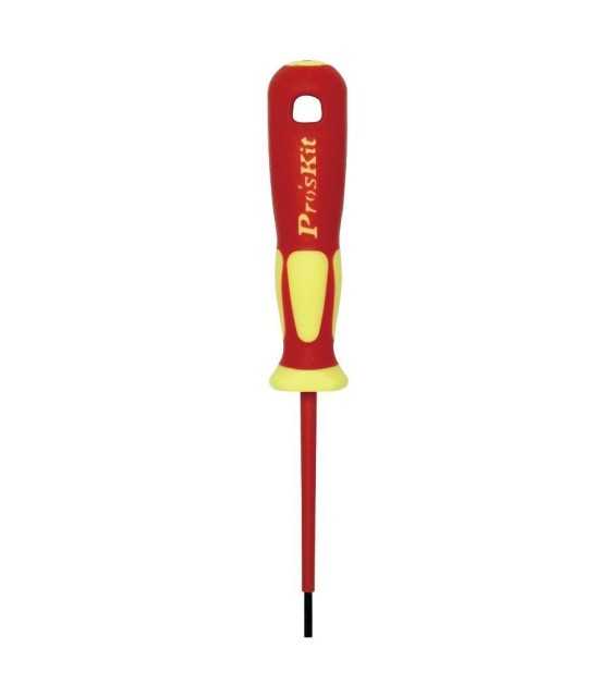 Insulated Slotted Screwdriver Pro&#039;sKit SD-800-S 0,4X2.5