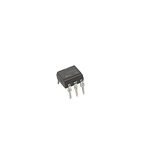 4N28 Optocoupler, Transistor Output, 1 Channel, DIP, 6 Pins, 60 mA, 5 kV, 10 %