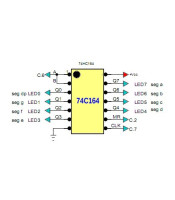 74HC164 ΟΛΟΚΛΗΡΩΜΕΝΟ ΚΥΚΛΩΜΑ 74HC164ΗΜΙΑΓΩΓΟΙ - IC