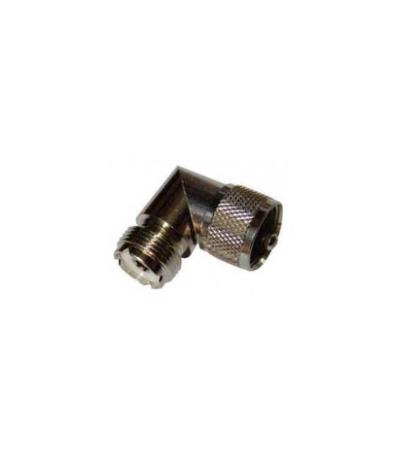 Right Angle Male-to-Female UHF Connector