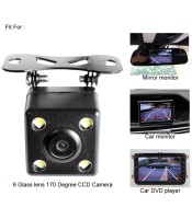 Universal CCD Car Reversing Rearview Camera with LED Light