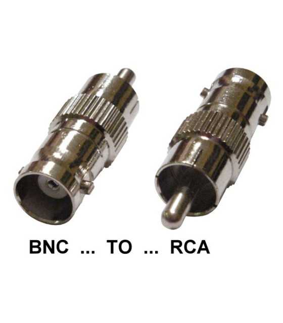 BNC-201 BNC MALE ADAPTOR ΜΕ RCA FEMALECONNECTORS