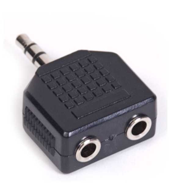 3.5mm STEREO ADAPTOR TO 2X3.5mm STEREO FEMALE