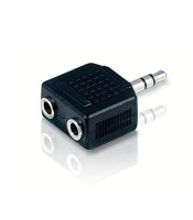 3.5mm STEREO ADAPTOR TO 2X3.5mm STEREO FEMALE