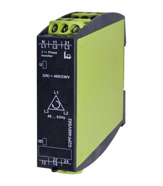 NETWORK MONITORING RELAY 3-PHASE (SEQUENCE + FAILURE) G2PF400VS02