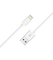 DATA CABLE FOR APPLE IPHONE 8-PIN WHITE