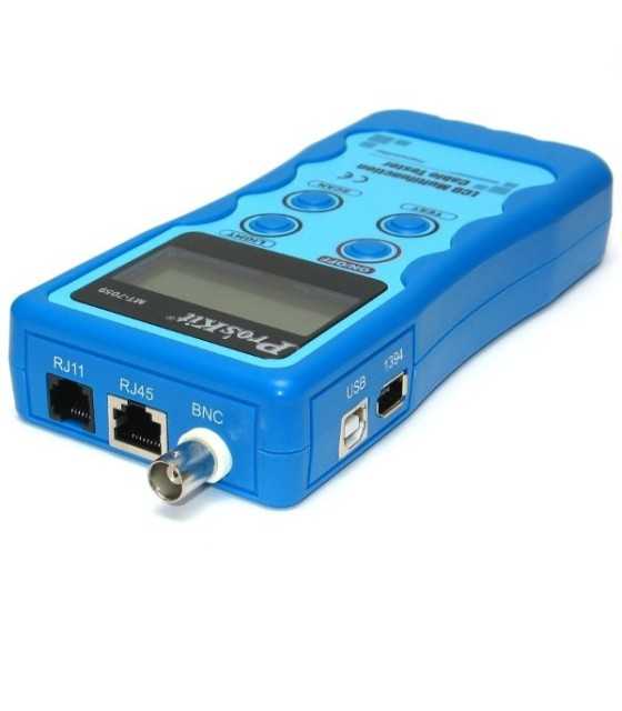 MT-7059 TESTER LAN CABLE ΜΕ ΓΕΝΝΗΤΡΙΑ ΣΗΜΑΤΟΣ LCD &amp; USB