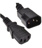POWER SUPPLY CORD PC EXTENSION M/F 2m