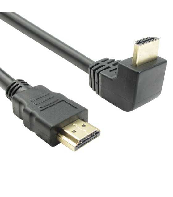 Cable HDMI - HDMI M/М, 1.5m, With angular head