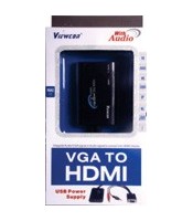 VGA TO HDMI ΜΕΤΑΤΡΟΠΕΑΣ VGA KAI HXOY (+2 RCA) ΣΕ HDMIHDMI