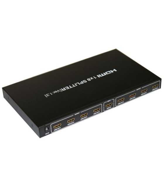 HDMI SPLITER X8 ΔΙΑΚΛΑΔΩΤΗΣ ΓΙΑ 8 HDMI 1080p